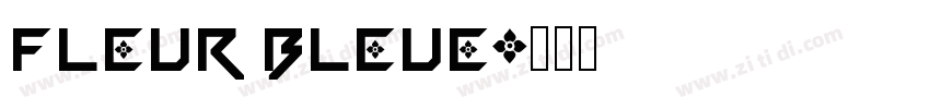 Fleur Bleue字体转换